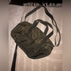 Aerie olive green gym bag/travel bag